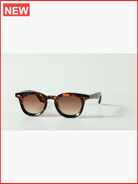 Round Sunglasses UV400 Protection Plastic Frame Unisex